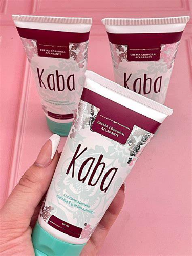 kaba crema corporal aclarante 60ml